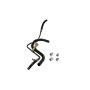 CRP PRODUCTS PSH0436 Rein OE Quality Power Steering Suction Hose w/ Clamps