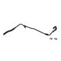 CRP PRODUCTS PSH0437 Rein OE Quality Power Steering Low Pressure Return Hose Assembly