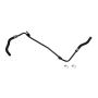 CRP PRODUCTS PSH0437 Rein OE Quality Power Steering Low Pressure Return Hose Assembly