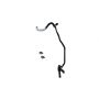 CRP PRODUCTS PSH0492 Rein OE Quality Power Steering Low Pressure Return Hose Assembly