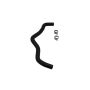 CRP PRODUCTS PSH0506 Rein OE Quality Power Steering Suction Hose w/ Clamps