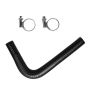 CRP PRODUCTS PSH0528 Rein OE Quality Power Steering Return Rubber Hose w/ Clamps