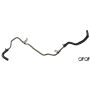CRP PRODUCTS PSH0581 Rein OE Quality Power Steering Low Pressure Return Hose Assembly