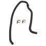 CRP PRODUCTS PSH0614 Rein OE Quality Power Steering Return Rubber Hose w/ Clamps