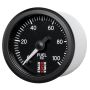 AutoMeter ST3306 Stack 52mm 0-100 PSI 1/8in NPTF Male Pro Stepper Motor Fuel Pressure Gauge - Black