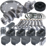 Eagle B16003LA030 Ford 302 V-Rib Belt 164 Tooth Flexplate Balanced Rotating Assembly - 5.400in I-Beam +.030 Bore