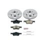PowerStop KOE4581 OE Stock Replacement Low-Dust Ceramic Brake Pad and Rotor Kit