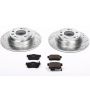 PowerStop K709 Z23 Daily Driver Carbon-Fiber Ceramic Brake Pad and Drilled & Slotted Rotor Kit