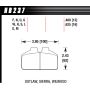 Hawk Performance HB237M.625 Black Disc Brake Pad