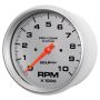 AUTOMETER ATM200801-33 5in U/L Tachometer Gauge 10000 RPM Silver