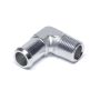 EDELBROCK EDE8166 Hose End  90-deg 1/2npt to 3/4 Barb  Clear