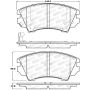 Stoptech 308.14040 Street Brake Pads - Rear