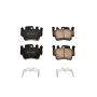 PowerStop 17-917 PowerStop - Z17 Low-Dust Ceramic Brake Pads with Hardware
