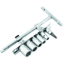 BikeMaster 151546 1/4in Drive T-handle Set (6mm/8mm/10mm/12mm/14mm/#2 Phillips)