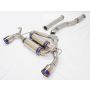 MXP 08-15 Mitsubishi Evolution 10 w/2 Section Pipes T304 SP Exhaust System w/Dual Exit