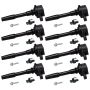 Ford Racing M-12029-M52 5.0L/5.2L Hi-Energy Engine Ignition Coils-Set of 8