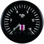 Autometer Stack 52mm 0-15 PSI 1/8in NPTF Male Pro-Control Fuel Pressure Gauge - Black