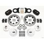 Wilwood 140-11074-D Forged Dynalite Front Kit 12.19in Drilled 1970-1973 Mustang Disc & Drum Spindle