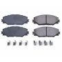PowerStop 17-1211 PowerStop - Z17 Low-Dust Ceramic Brake Pads with Hardware