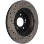 StopTech 01-07 BMW M3 (E46) / 00-04 M5 (E39) Drilled Left Rear Rotor