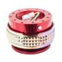 NRG Quick Release Kit - Pyramid Edition - Red Body / Neochrome Pyramid Ring