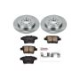 PowerStop KOE4600 OE Stock Replacement Low-Dust Ceramic Brake Pad and Rotor Kit