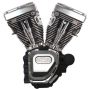 S&S Cycle 310-0402A 07-16 Touring Models T111 T-Series Long Block Engine - Wrinkle Black