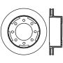 StopTech 00-13 Chevrolet Suburban 2500 Rear Left Drilled Sportstop Cryo Rotor