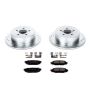 PowerStop K4632 Z23 Daily Driver Carbon-Fiber Ceramic Brake Pad and Drilled & Slotted Rotor Kit