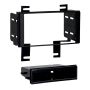 Metra 99-7616 Custom Fit Mounting Kit ISO DIN w/Pocket Or Double DIN Radio Provision Incl.: Radio Trim/Radio Housing Brackets/Pocket/Screws Custom Fit Mounting Kit