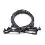 EDELBROCK EDE22703 Max Fire Plug Wire Set SBC w/HEI 90 Degr Black