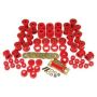 Prothane 1-2009 87-96 Jeep Wrangler Total Kit - Red