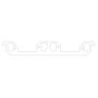 COMETIC GASKETS CAGC5558-064 Exhaust Manifold Gasket Set Dodge 5.2l/5.9L Mag.