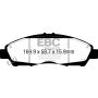 EBC Brakes UD1896 Ultimax OEM Replacement Brake Pads