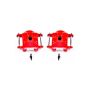 PowerStop S4071 Red Powder Coated Calipers