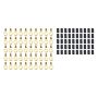 QUICKCAR RACING PRODUCTS QRP57-463-50 Ring Terminal 5/16in 10- 12 Ga w/Heat Shrink 50pk