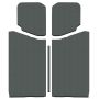 Design Engineering 50189 Headliner Kit Jeep Wrangler JL 2019-2025 2 Door Gray