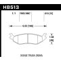 Hawk Performance HB513F.610 HPS Disc Brake Pad