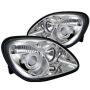 SPYDER 5011206 Projector Headlights - LED Halo - Chrome
