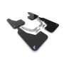 Rally Armor MF87-BAT-BLK-PBL Black Mud Flap/White Logo
