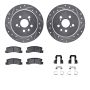 Dynamic Friction 7512-76069 Rotor Kit