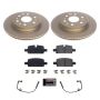 PowerStop CRK8173 Genuine Geomet Coated Rotor and Low-Dust Ceramic Brake Pad Kit