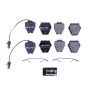 PowerStop ESP2538 EuroStop ECE-R90 Certified Brake Pad Set