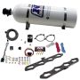 Nitrous Express 20957-15 Coyote Dry Direct Port Plate System(15LB Bottle)