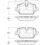 Stoptech 308.12260 Street Brake Pads