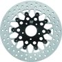 TwinPower 666832 Twin Power 84-17 Big Twin Exc 11.8 and Lug Mount 84-13 XL Front 11.5in Floating Rotor Mesh Black