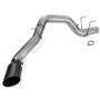 Banks Power 49832-B 19-23 Dodge RAM Monster Exhaust 5.0in Single 6.7L MCSB DRW w/ SideKick Black Tip