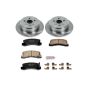 PowerStop KOE3147 OE Stock Replacement Low-Dust Ceramic Brake Pad and Rotor Kit