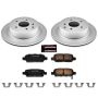 PowerStop CRK103 Genuine Geomet Coated Rotor and Low-Dust Ceramic Brake Pad Kit