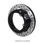 Wilwood 160-13954-BK Rotor-1.91in Offset-SRP-BLK-Drill-RH 11.00 x .810 - 5 x 5.75in Floater